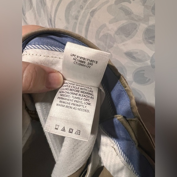 Haggar Clothing Straight Fit Premium No Iron Khaki Pants Preppy Men's Size 32x32 - Picture 8 of 9